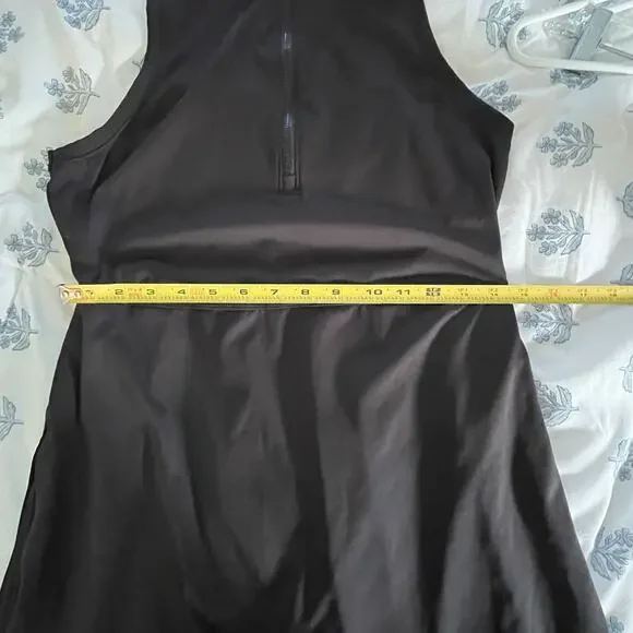 Old Navy PowerSoft Half Zip Athletic Dress Black Womens Medium - Picture 8 of 9